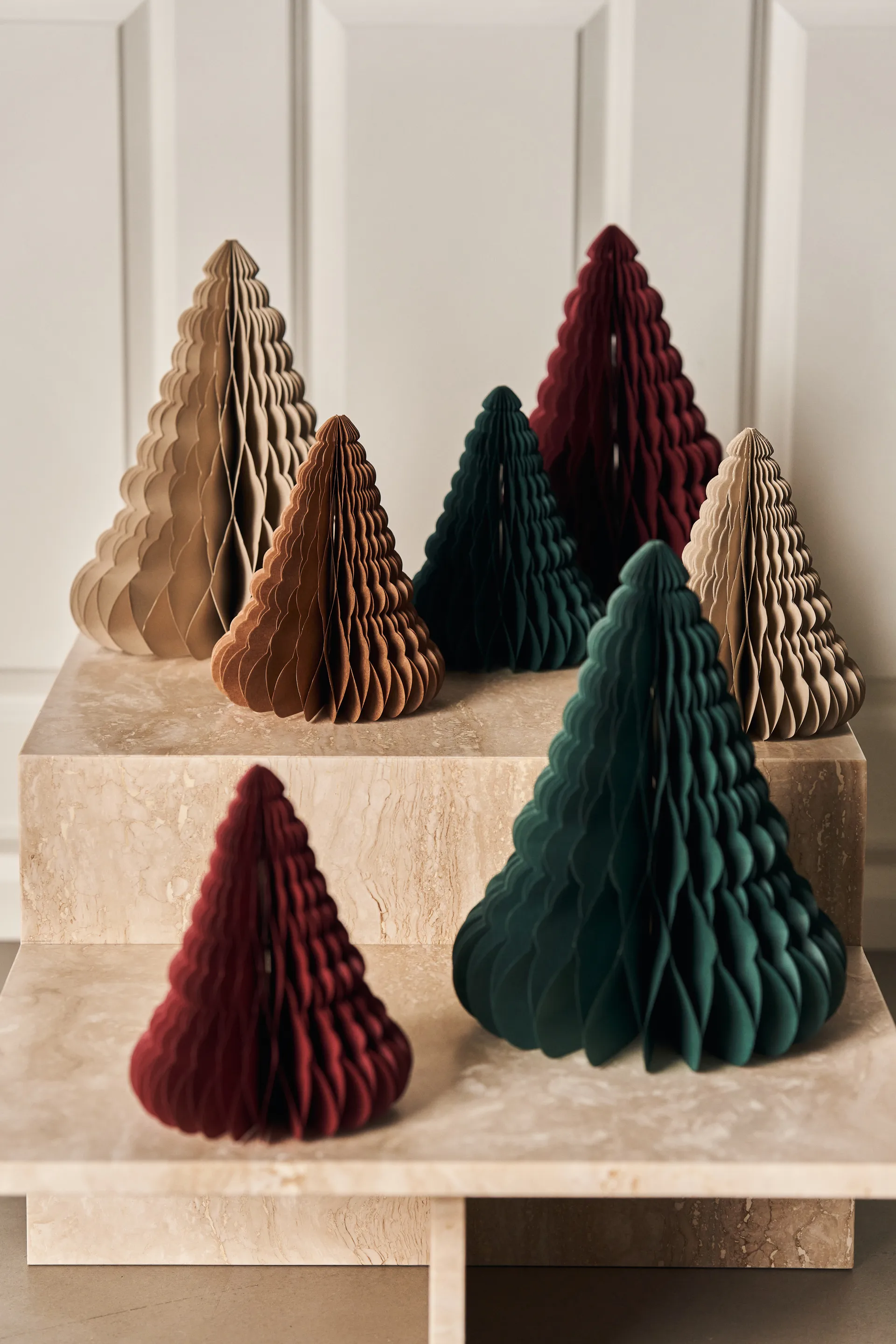Trees juldekoration 2-pak, Forest Green Scandi Living