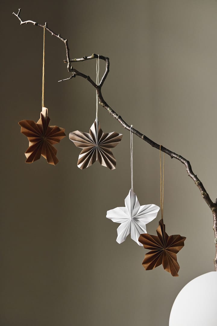 Twinkle juletræskugler 4-pak, Beige Scandi Living