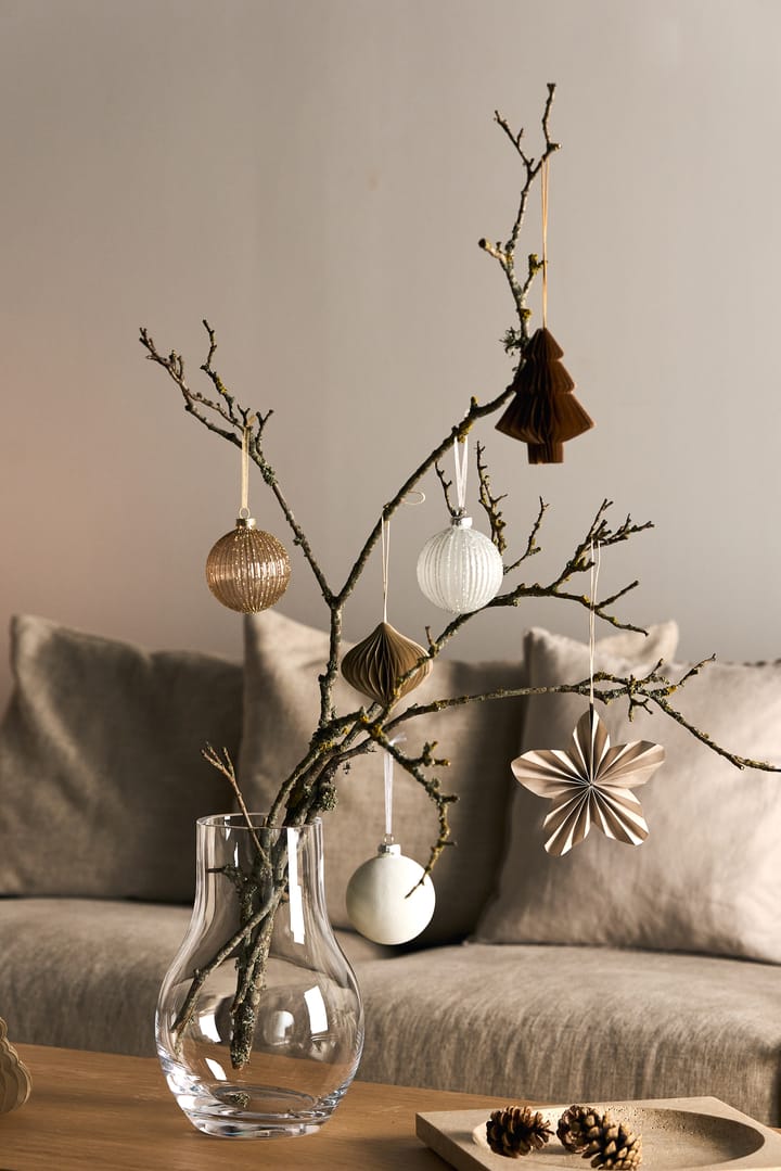 Twinkle juletræskugler 4-pak, Beige Scandi Living