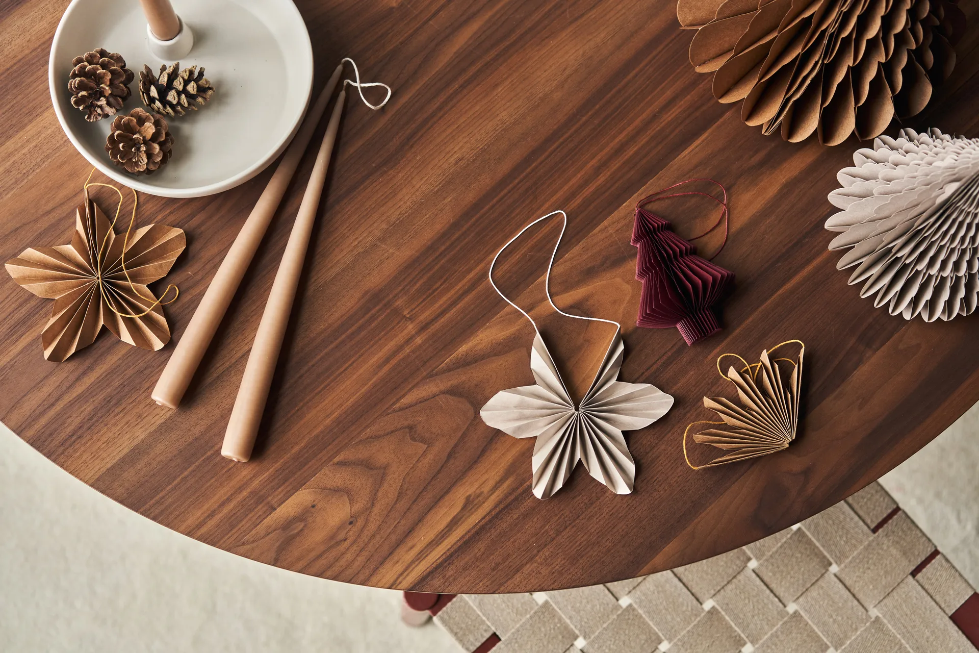 Twinkle juletræskugler 4-pak, Beige Scandi Living