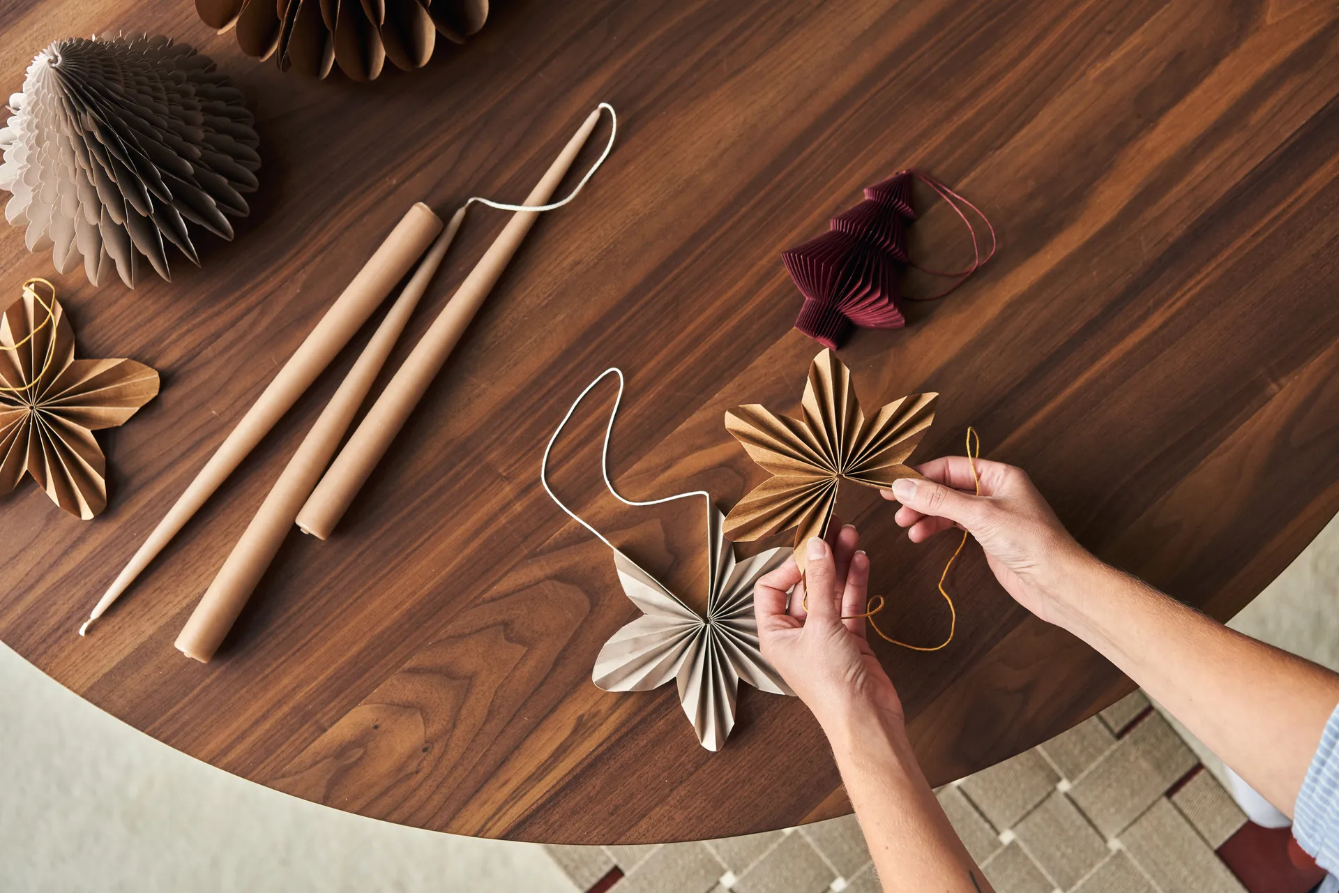 Twinkle juletræskugler 4-pak, Natural Scandi Living