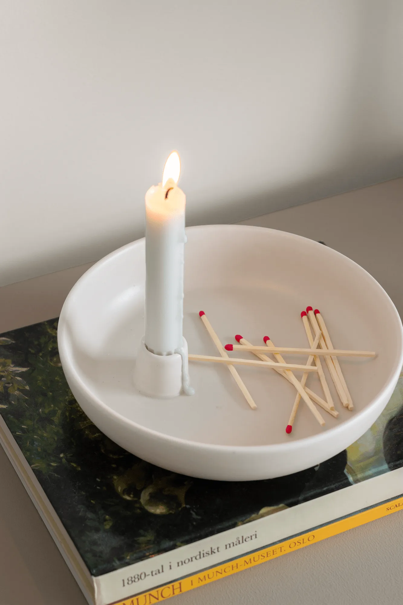 Valley lysestage Ø21 cm, Hvid Scandi Living