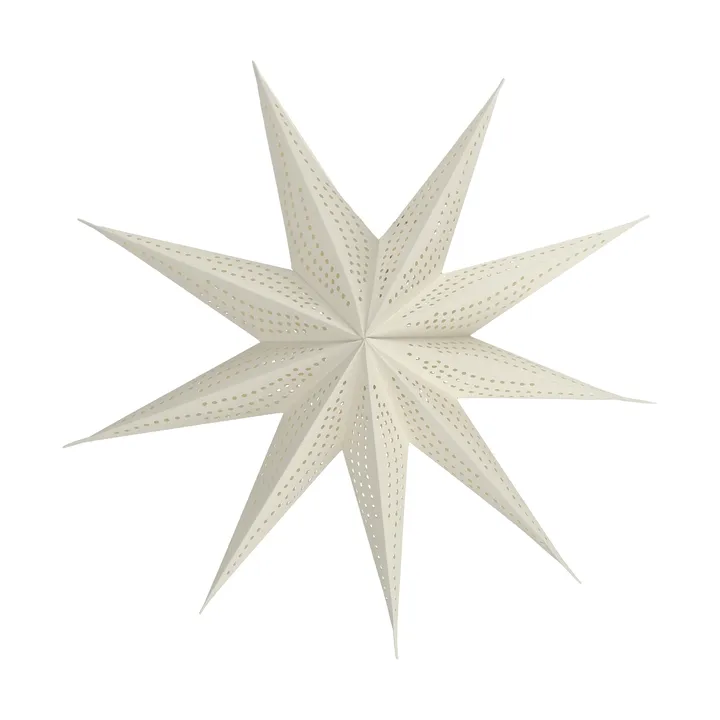 Veil adventsstjerne - Hvid, Ø45 cm - Scandi Living