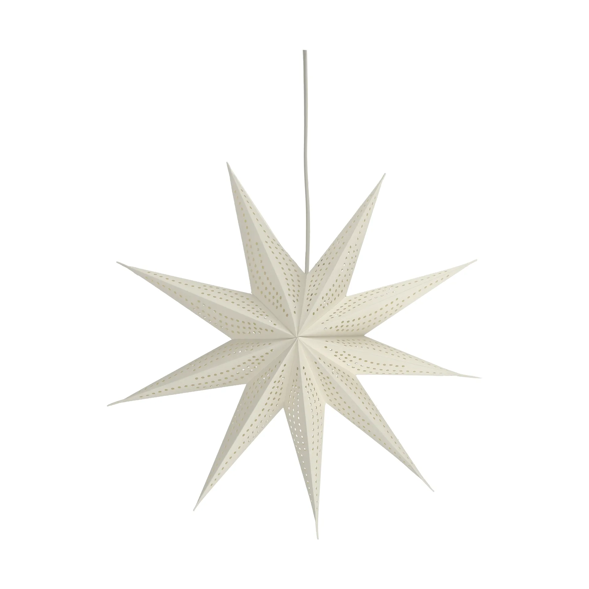 Veil adventsstjerne, Hvid, Ø45 cm Scandi Living