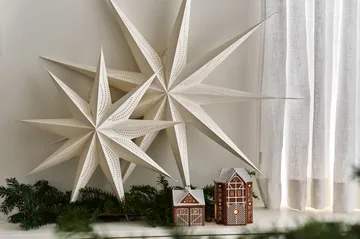 Veil adventsstjerne - Hvid, Ø60 cm - Scandi Living
