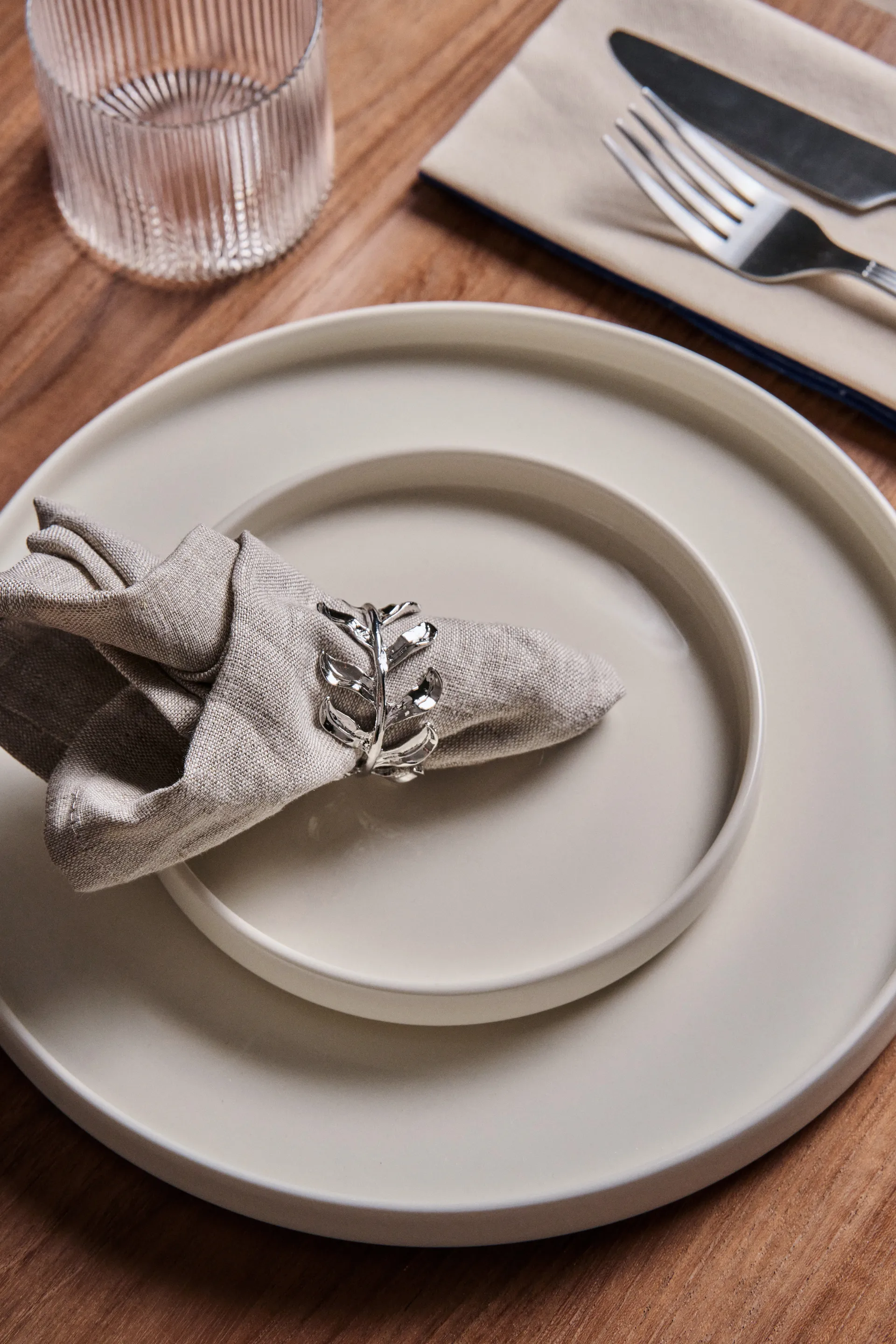 Vine servietring Ø4,7 cm 4-pak, Zinklegering Scandi Living