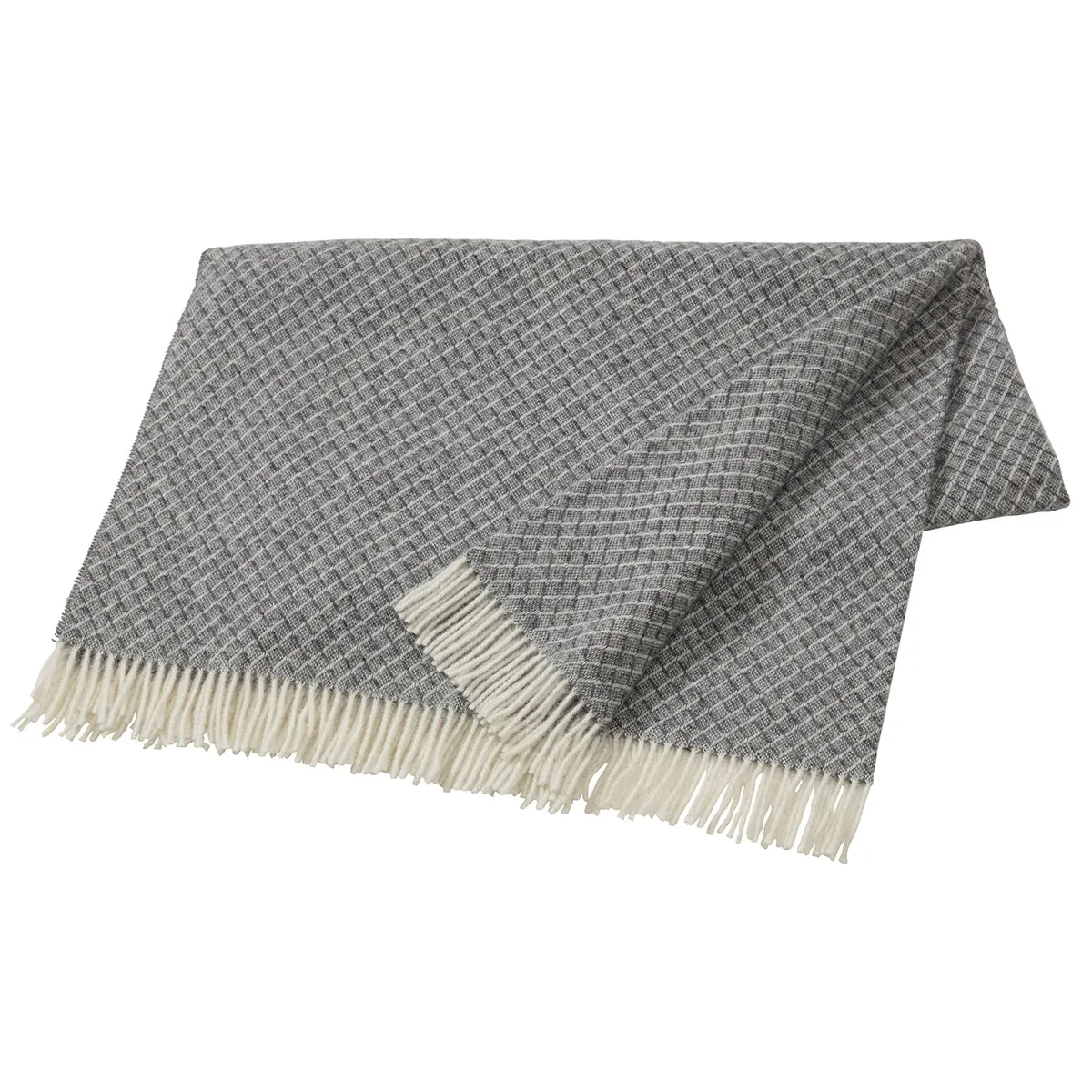 Wicker uldplaid, Grey Scandi Living