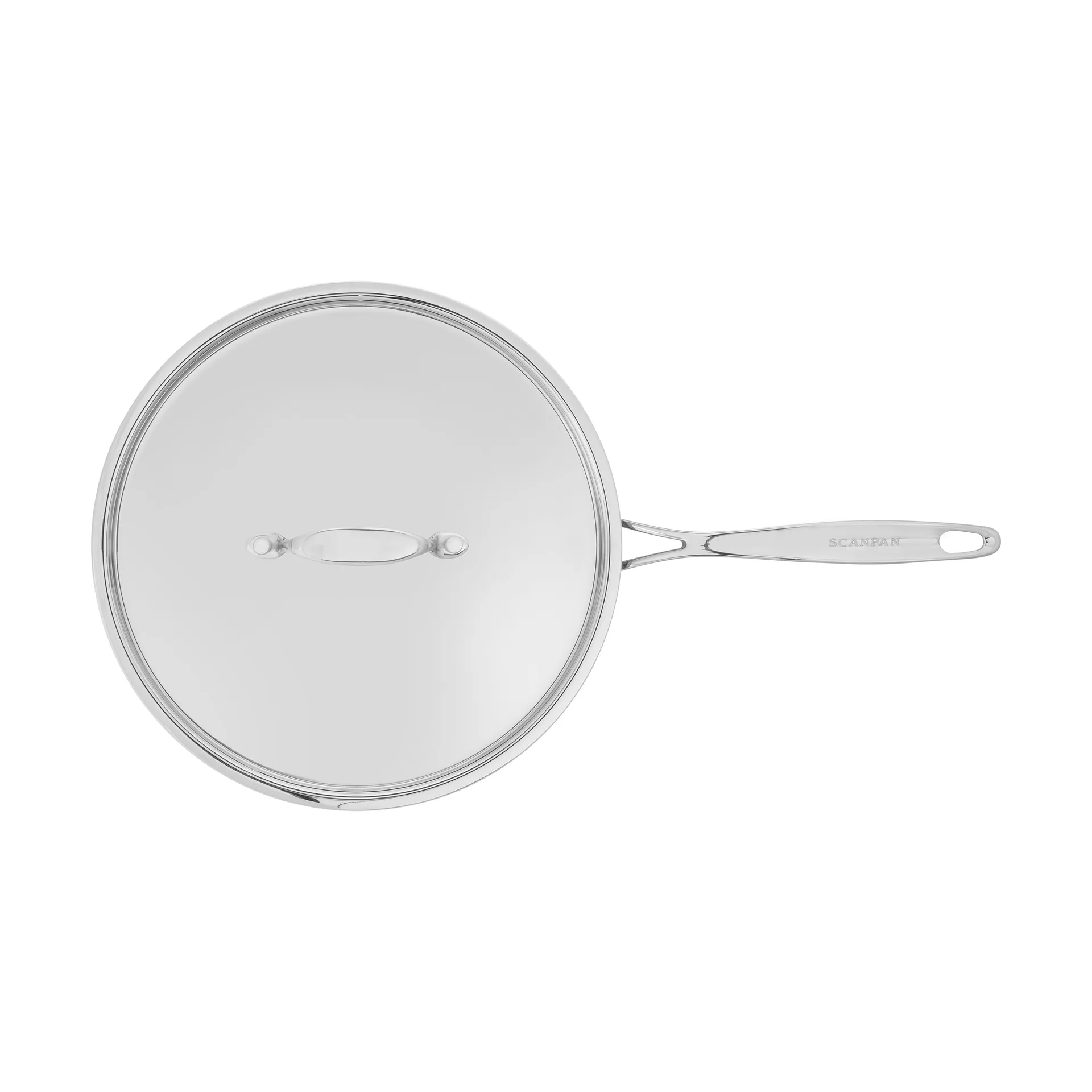 Scanpan Fusion 5 sauterpande med låg, Rustfrit stål, uden håndtag, Ø26 cm Scanpan