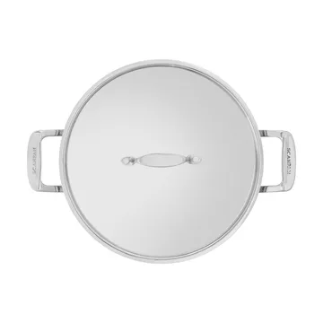 Scanpan Fusion 5 serveringspande med låg - Rustfrit stål, Ø28 cm - Scanpan