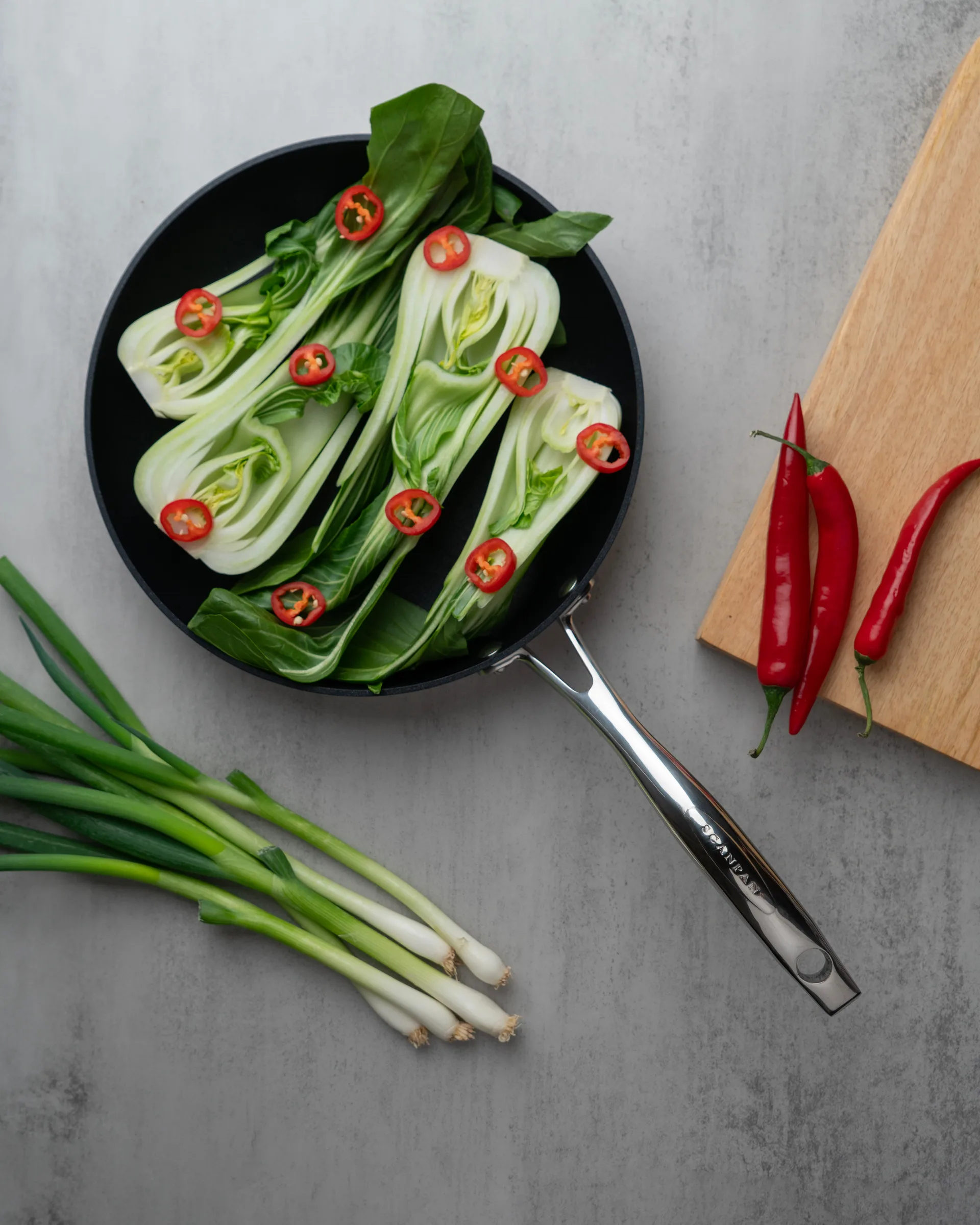 Scanpan HaptIQ non stick stegepande Ø26 cm, Rustfrit stål Scanpan