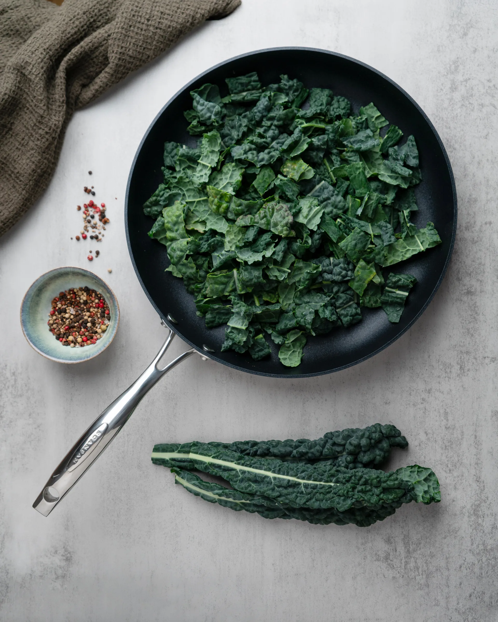 Scanpan HaptIQ non stick stegepande Ø32 cm, Rustfrit stål Scanpan