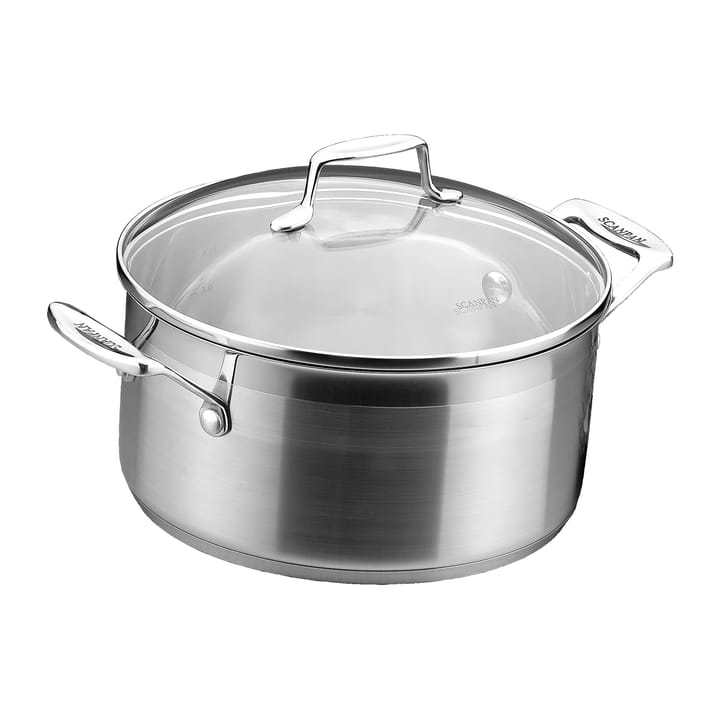 Scanpan Impact gryde med låg 3,2 L, Rustfrit stål Scanpan