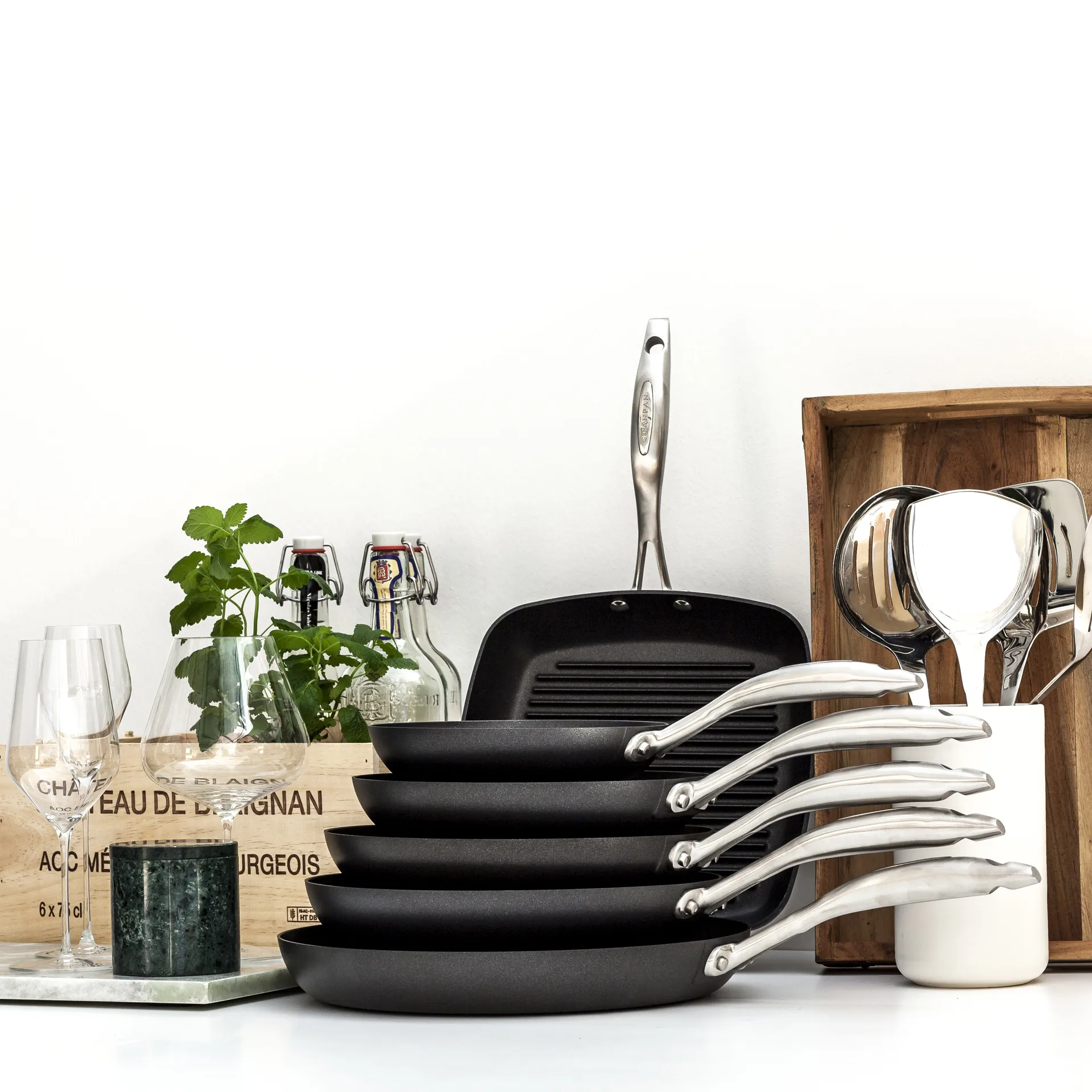 Scanpan Pro IQ stegepande, Ø20 cm Scanpan