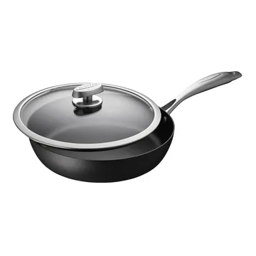 Scanpan Pro IQ traktørpande med låg - Ø28 cm - Scanpan