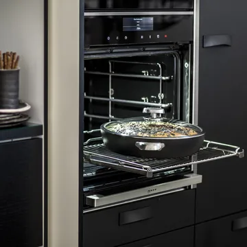 Scanpan Pro IQ traktørpande med låg - Ø28 cm - Scanpan