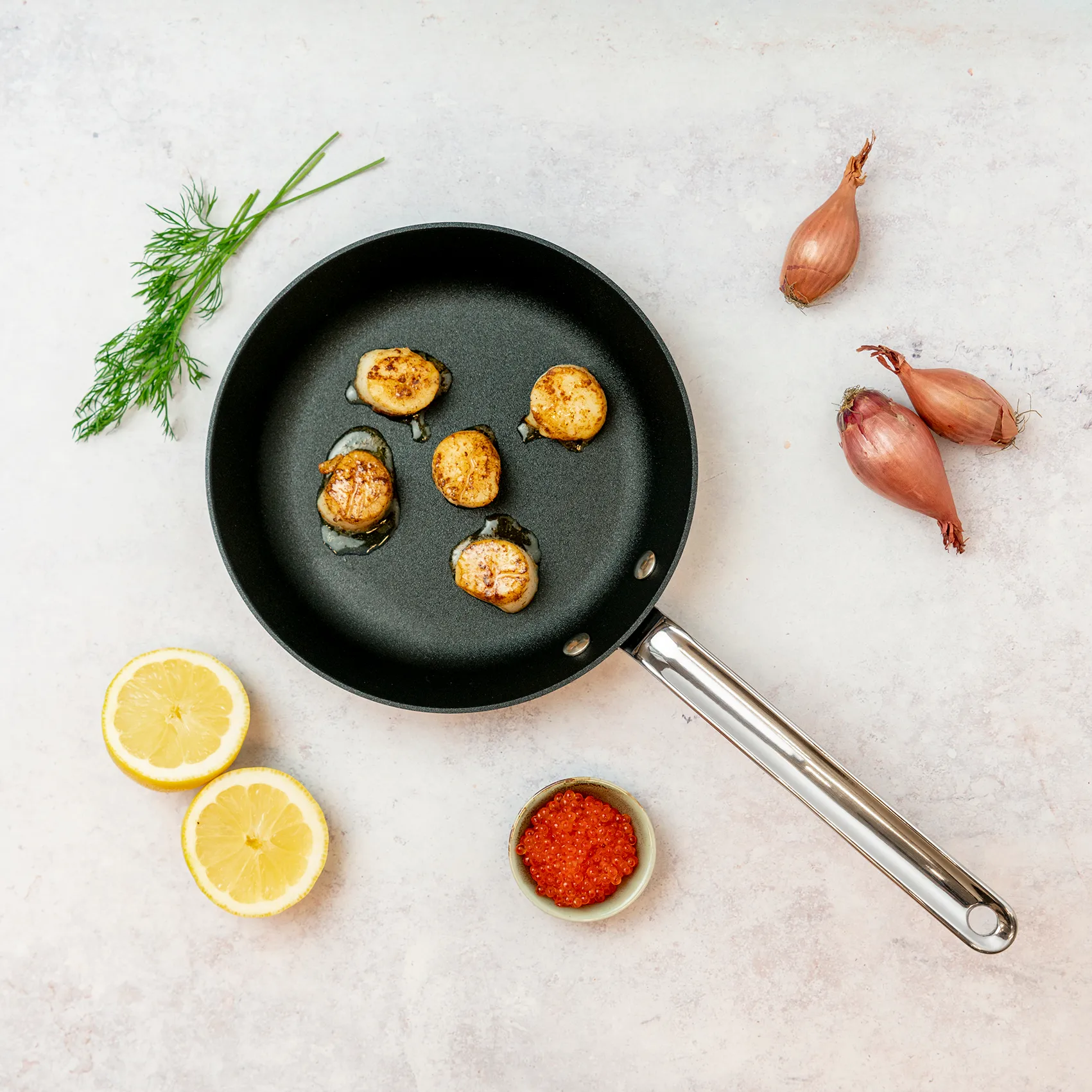 Scanpan TechnIQ stegepande, Ø22 cm Scanpan