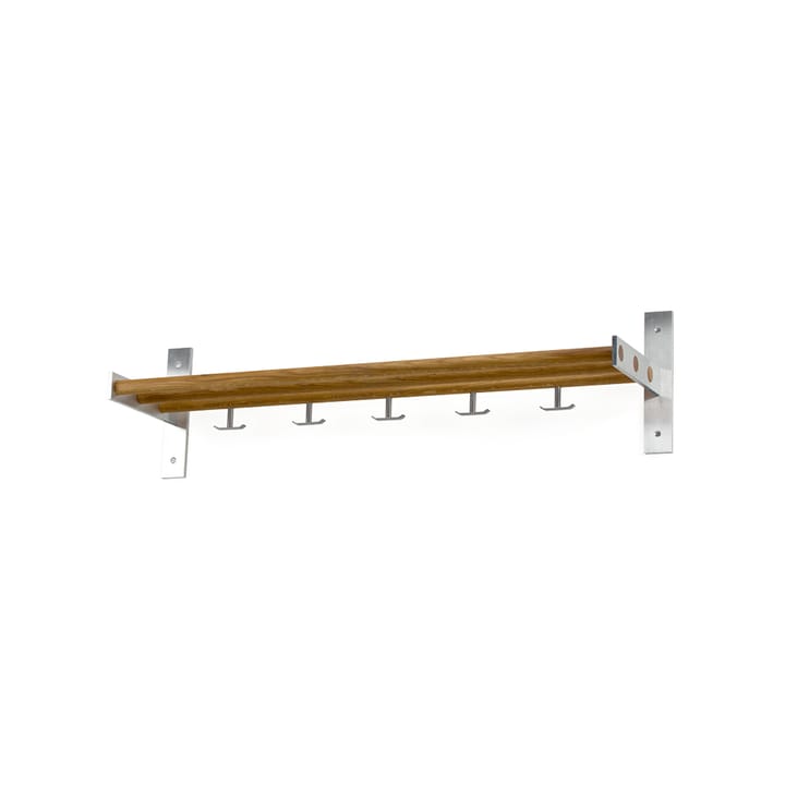 Entréhylde 4 - Eg olieret, understel i aluminium - Scherlin