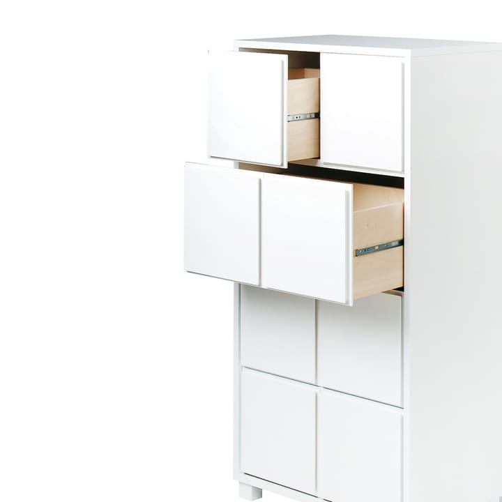 Kommode 4, hvid Scherlin