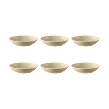 Terra dyb tallerken Ø21,2 cm 6-pak - Sand Beige - Seltmann Weiden