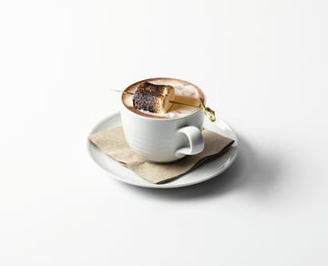 Terra kaffeunderkop Ø12 cm 6-pak - Hvid - Seltmann Weiden