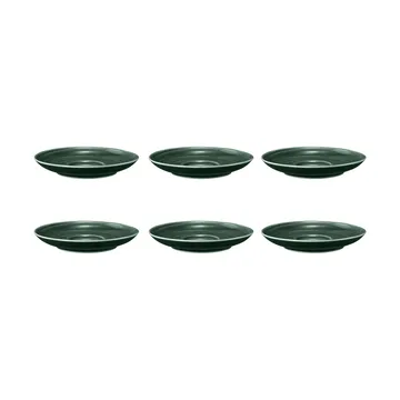 Terra kaffeunderkop Ø12 cm 6-pak - Moss Green - Seltmann Weiden