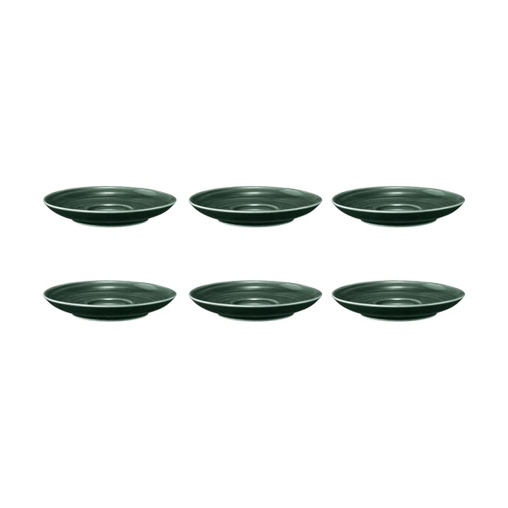 Terra kaffeunderkop Ø12 cm 6-pak - Moss Green - Seltmann Weiden