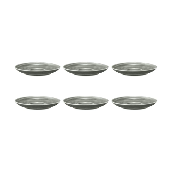 Terra kaffeunderkop Ø12 cm 6-pak - Pearl Grey - Seltmann Weiden