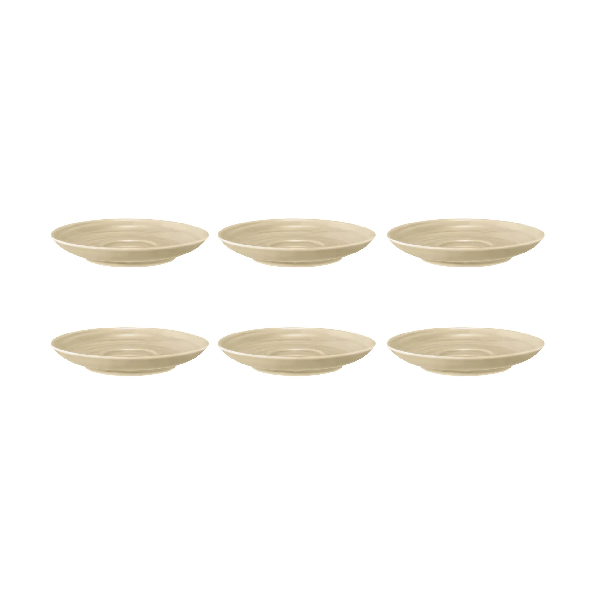 Terra kaffeunderkop Ø12 cm 6-pak, Sand Beige Seltmann Weiden