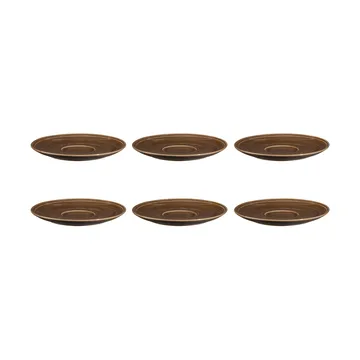 Terra kaffeunderkop Ø16,1 cm 6-pak - Earth Brown - Seltmann Weiden