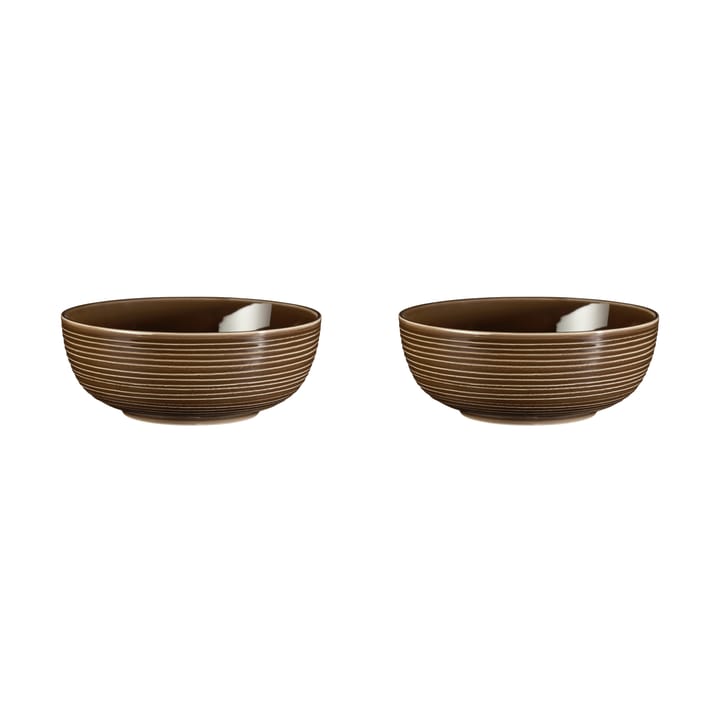 Terra skål Ø20,4 cm 2-pak - Earth Brown - Seltmann Weiden