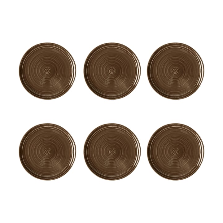Terra tallerken Ø17,7 cm 6-pak - Earth Brown - Seltmann Weiden