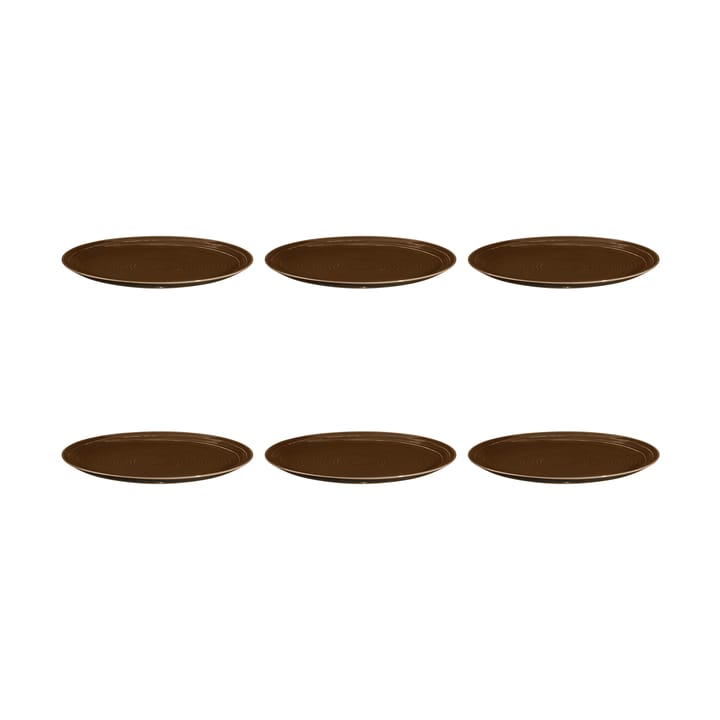 Terra tallerken Ø27,8 cm 6-pak - Earth Brown - Seltmann Weiden