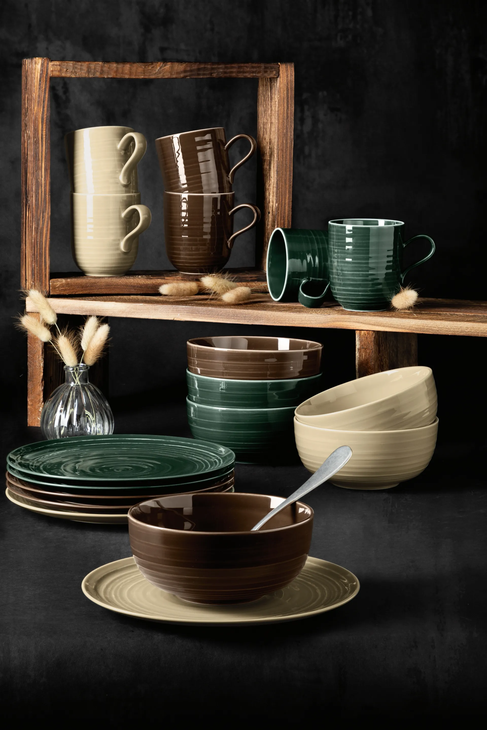 Terra tallerken Ø27,8 cm 6-pak, Earth Brown Seltmann Weiden