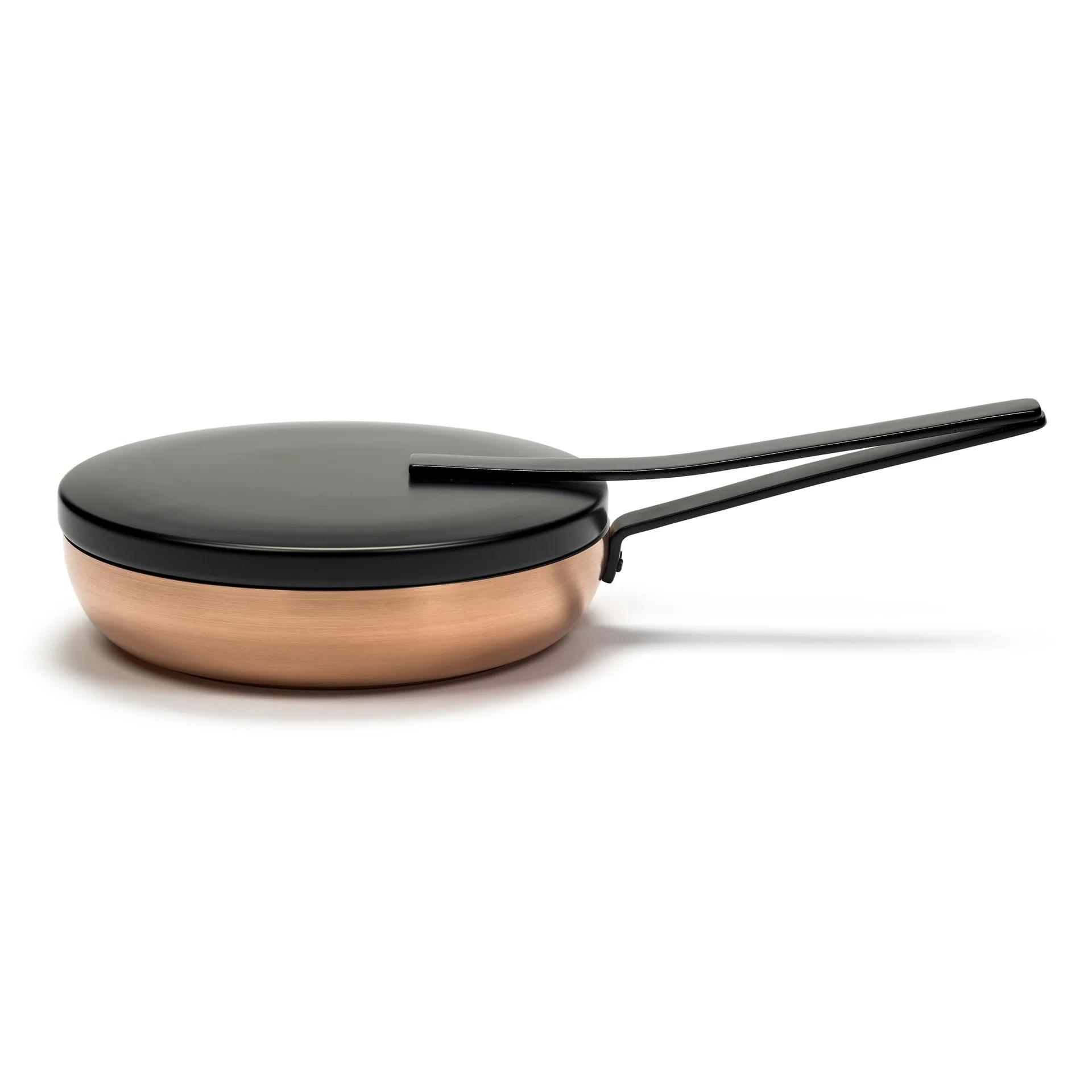 Base stegepande med låg 24 cm, Kobber Serax