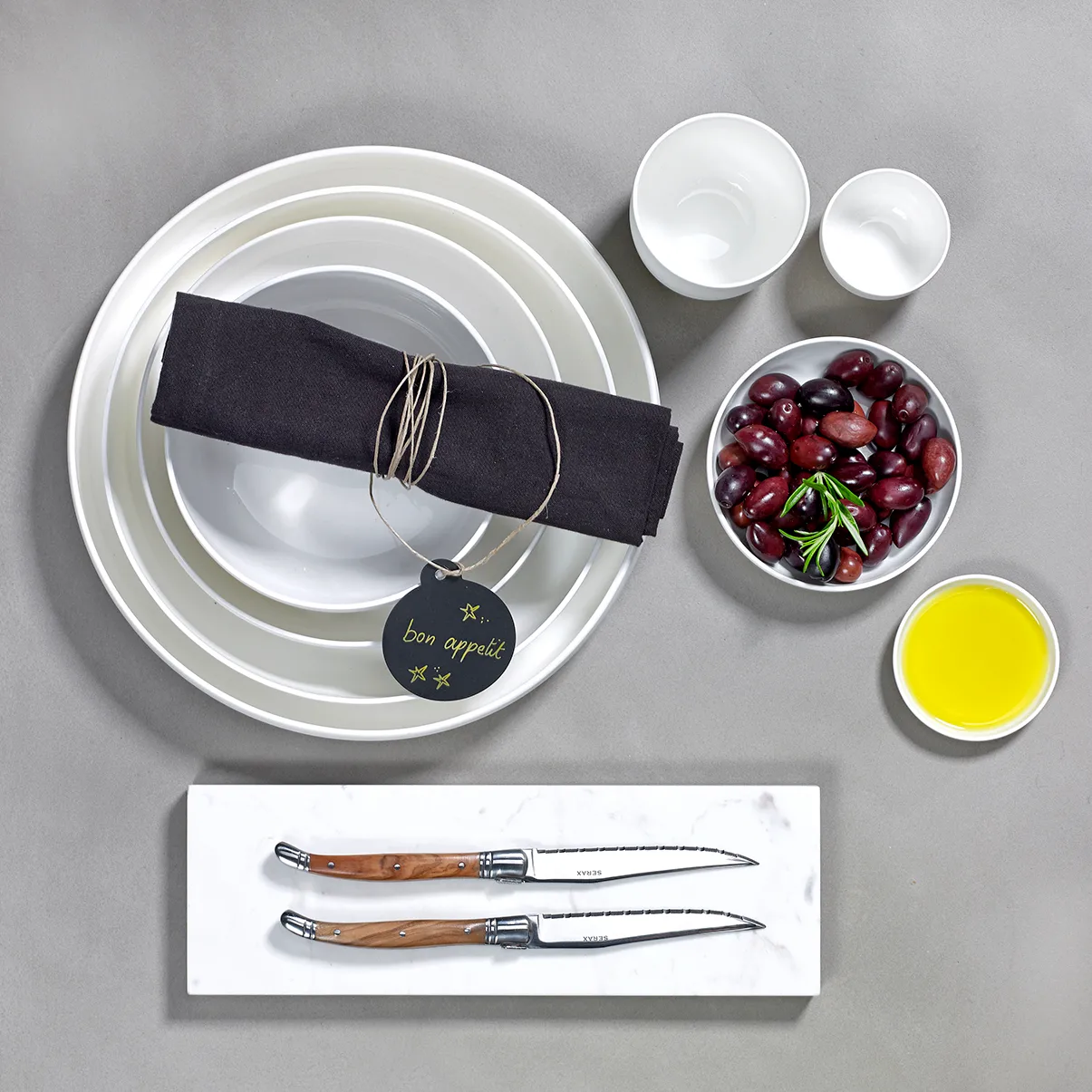 Base tallerken med høj kant hvid, 24 cm Serax