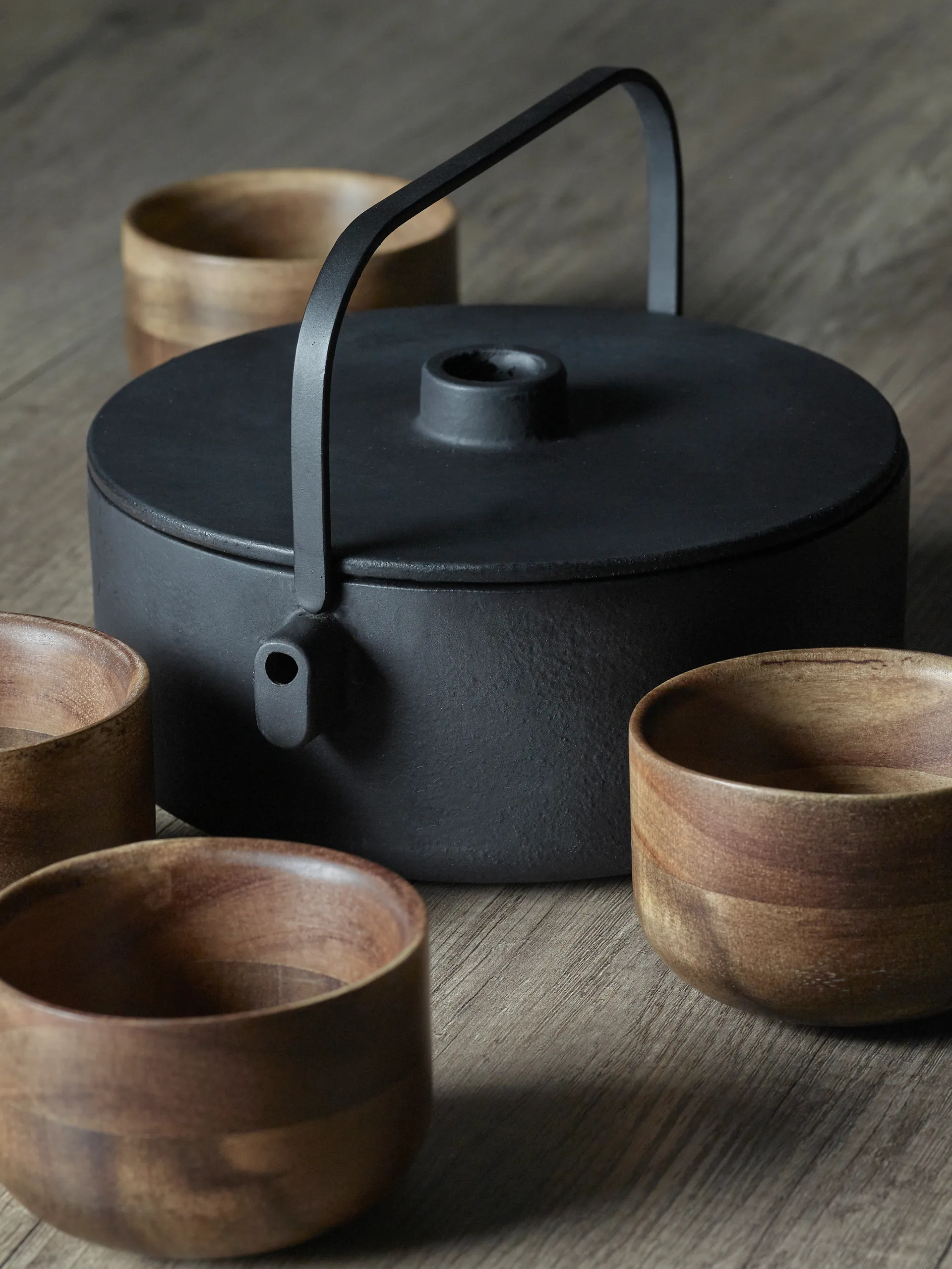 Collage tekande støbejern 1,2 L, Black Serax