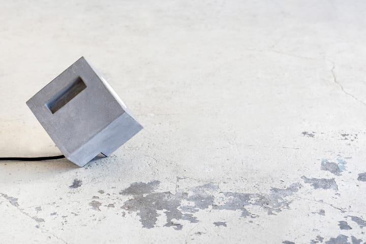 Cube gulvlampe 15x15 cm, Cement Serax