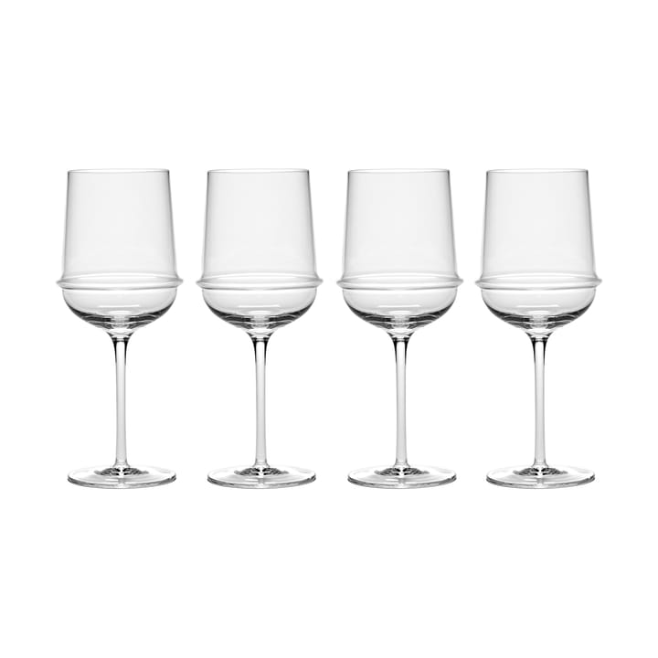 Dune hvidvinsglas 30 cl 4-pak - Clear - Serax