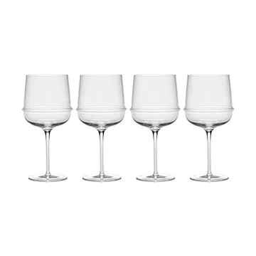 Dune rødvinsglas 45 cl 4-pak - Clear - Serax