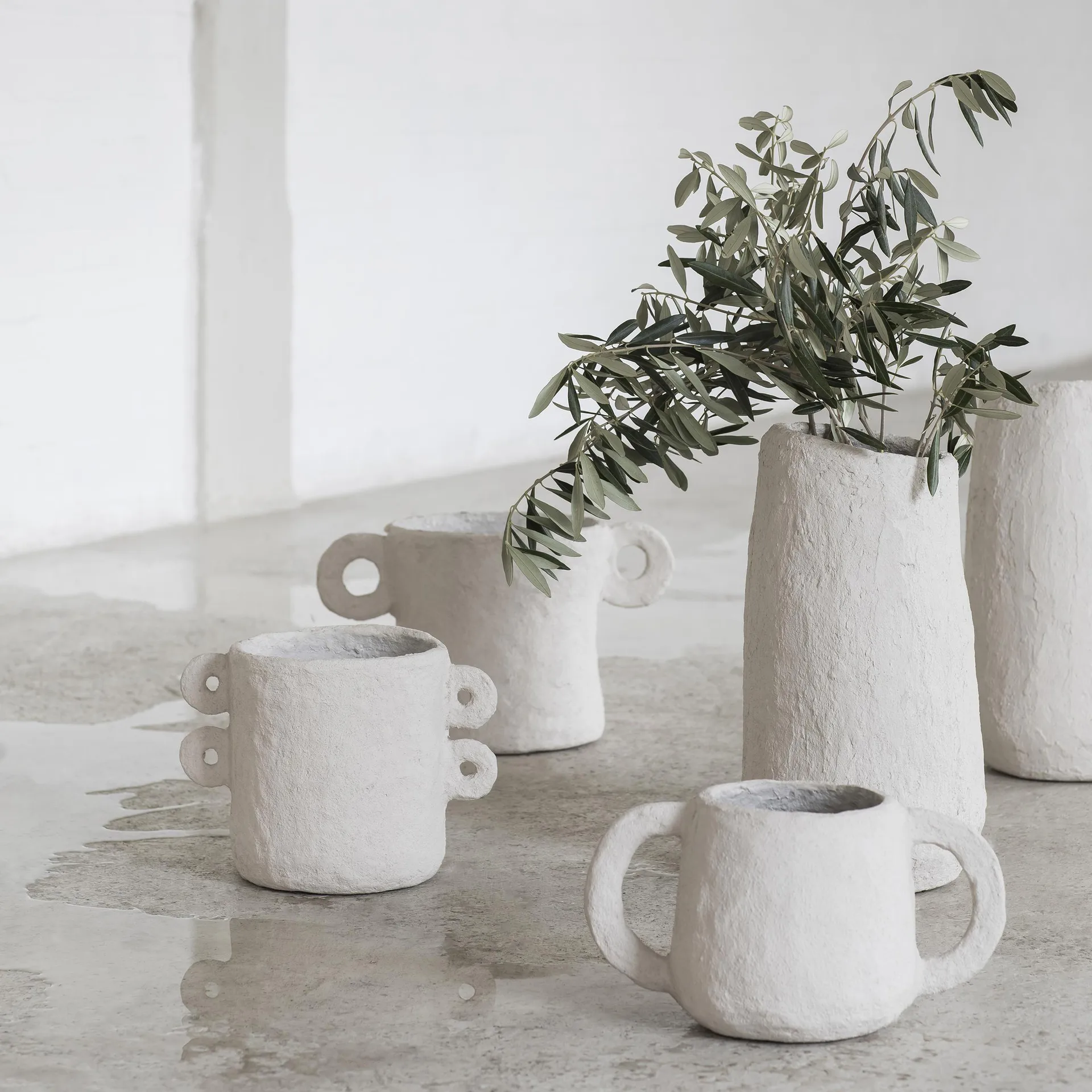 Earth krukke Ø22 cm, Beige Serax