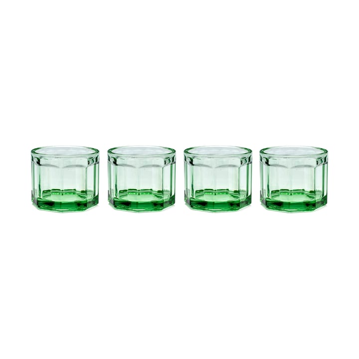 Fish & Fish glas 16 cl 4-pak Green - undefined - Serax
