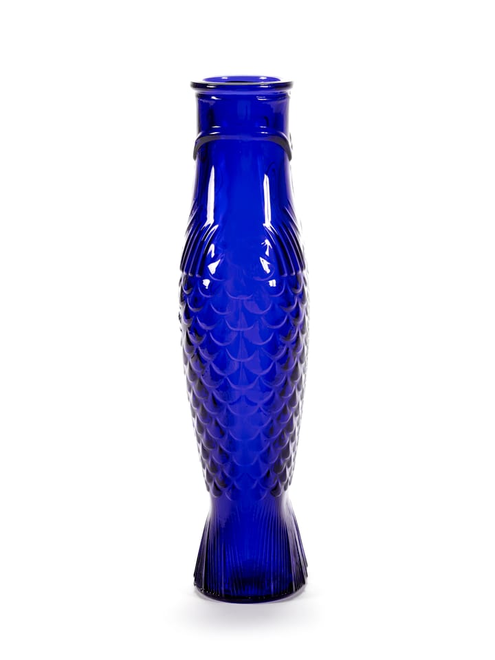 Fish & Fish glasflaske 1 L - Cobalt blue - Serax
