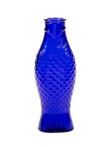 Fish & Fish glasflaske 1 L - Cobalt blue - Serax