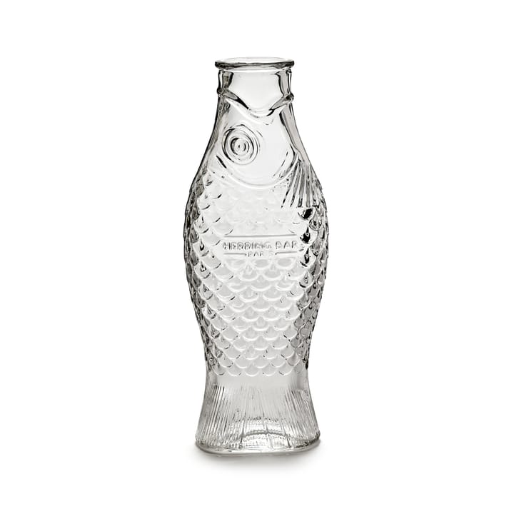 Fish & Fish glasflaske 1 L - Transparent - Serax
