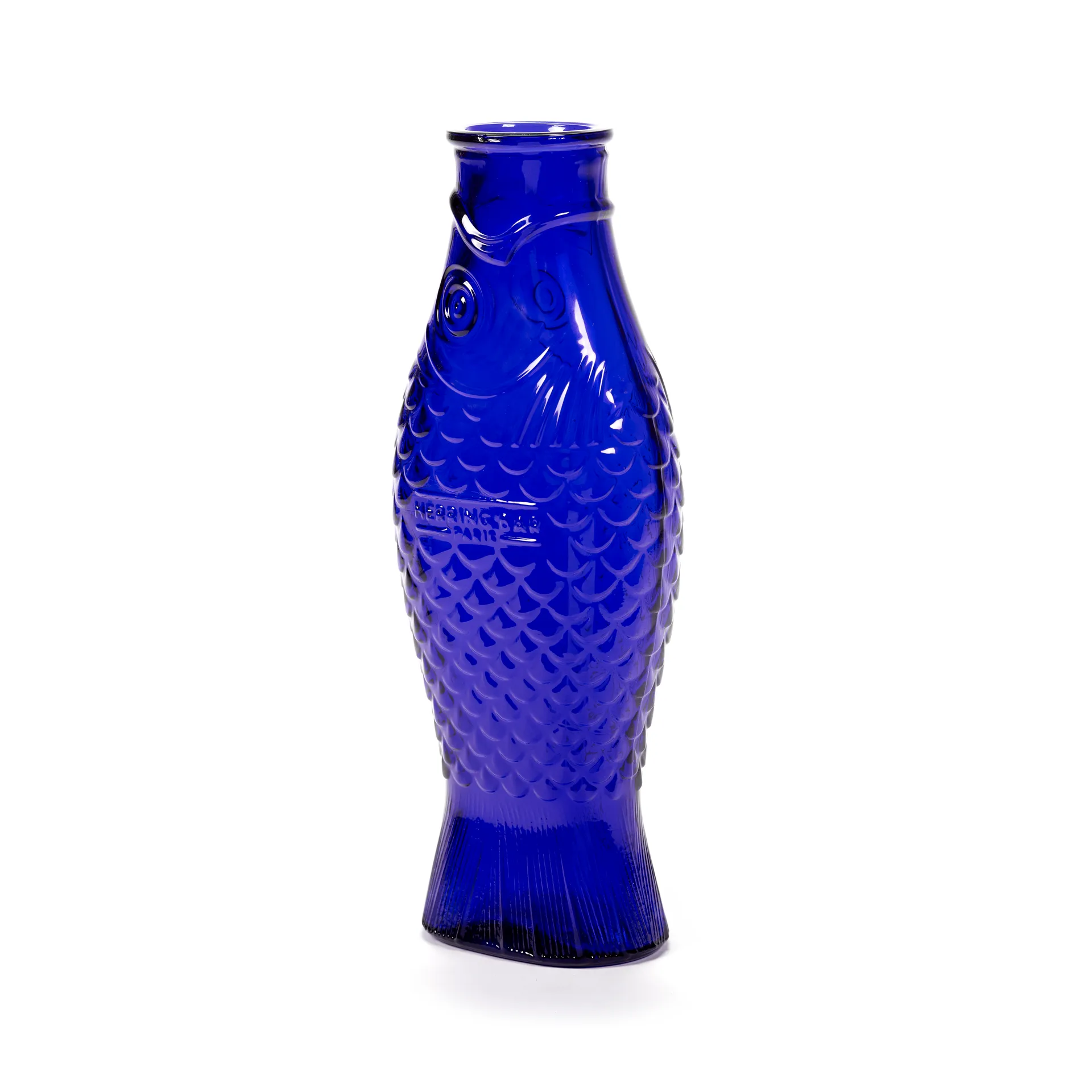 Fish & Fish glasflaske 85 cl, Cobalt blue Serax