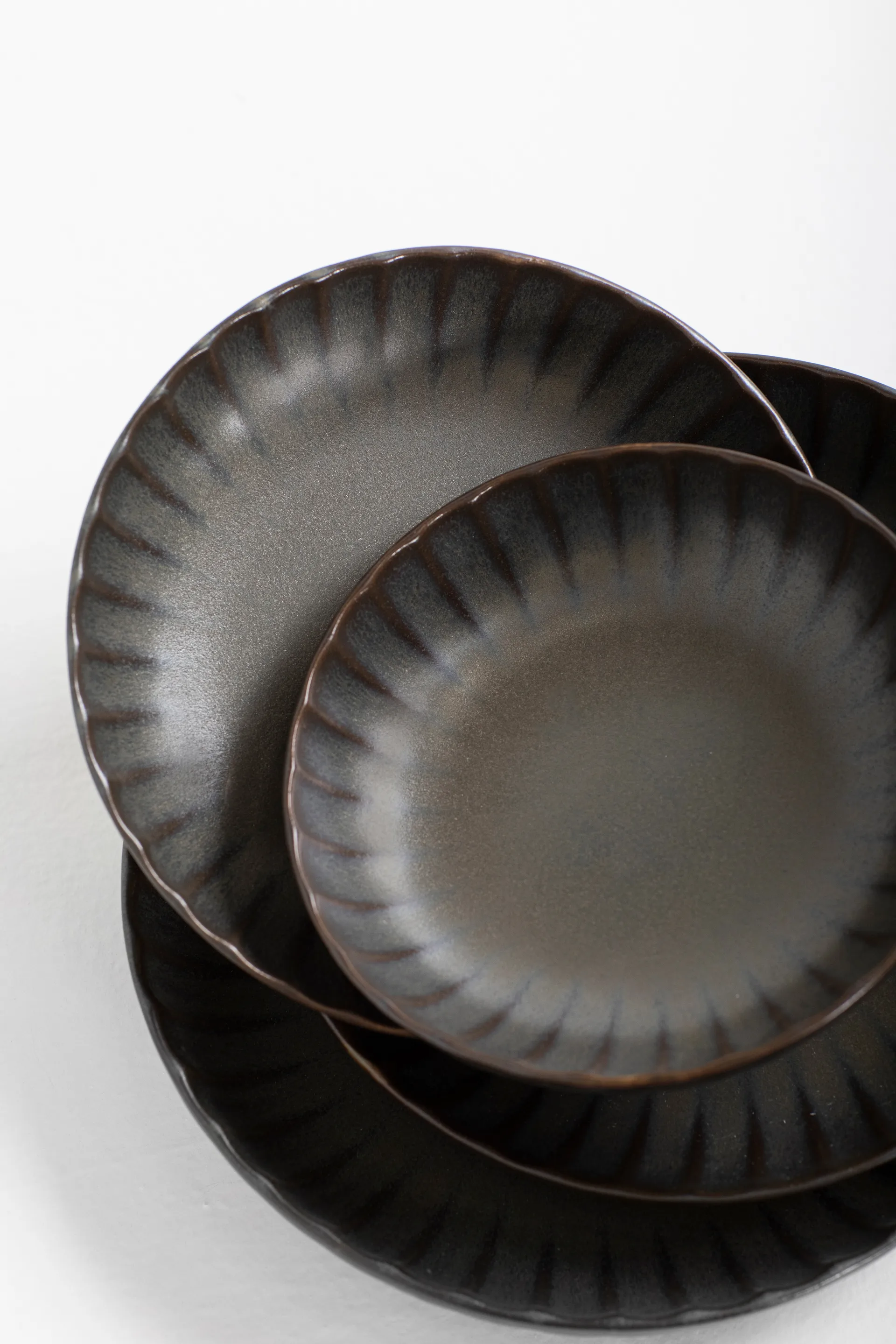 Inku high tallerken L Ø23 cm 2 stk, Green Serax