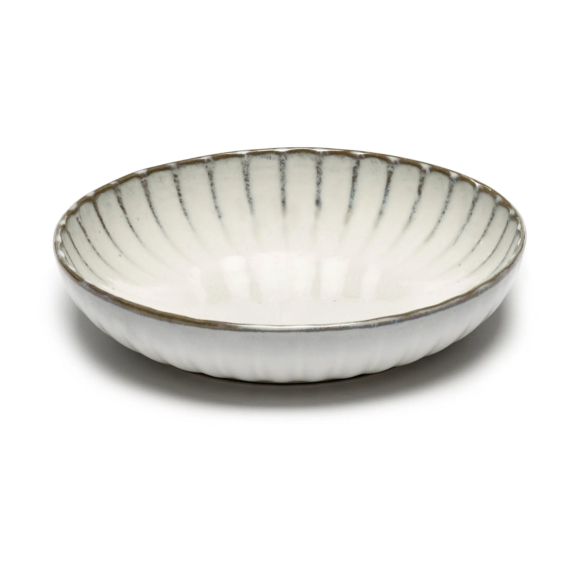 Inku høj tallerken S Ø19 cm, White Serax