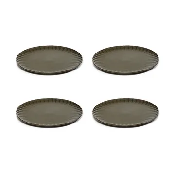 Inku tallerken L Ø24 cm 4 stk - Green - Serax