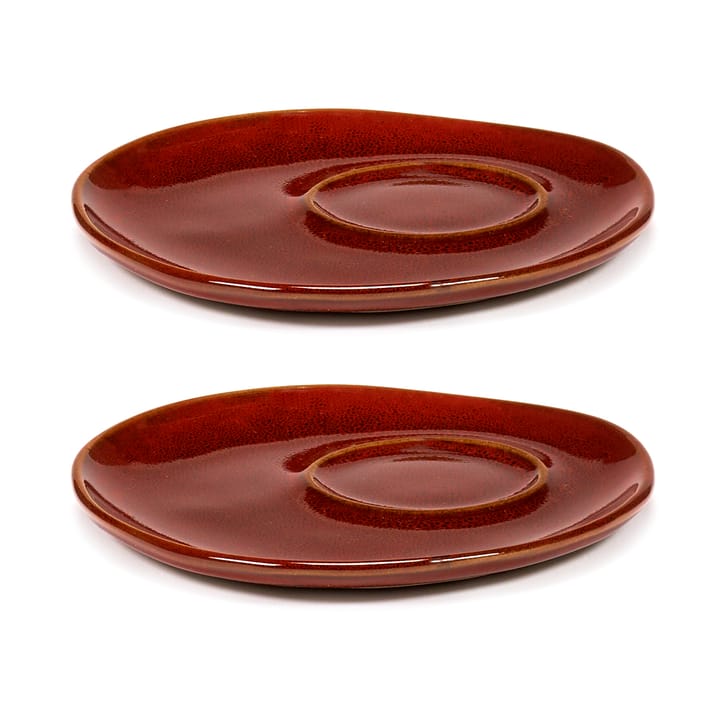 La Mère fad til espressokop Ø11 cm 2 stk - Venetian red - Serax