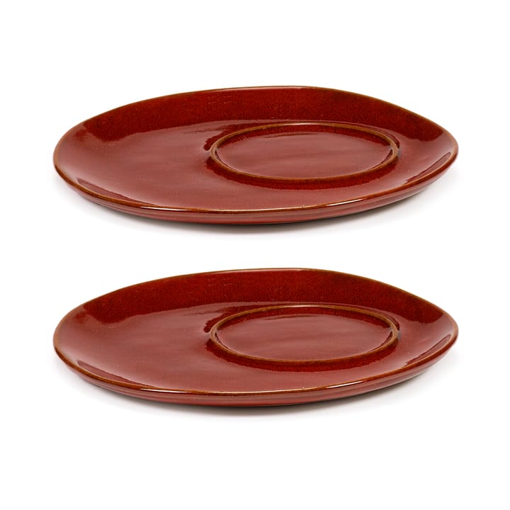 La Mère underkop til kaffekop Ø14,5 cm 2 stk - Venetian red - Serax